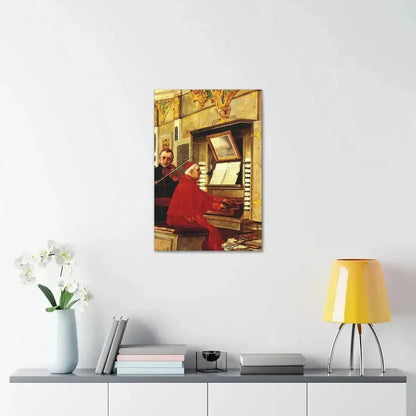 Jehan Georges Vibert (1840-1902) The Duet - 1897 - Canvas Wall Art - The Sticker Space