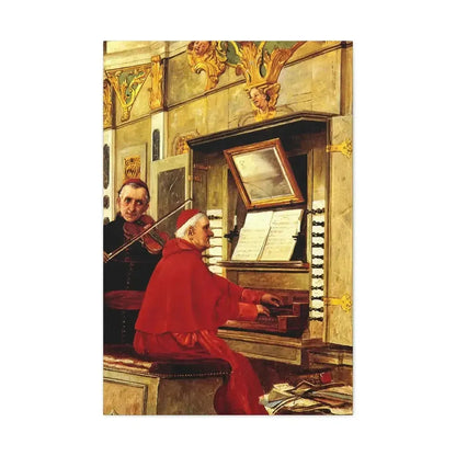 Jehan Georges Vibert (1840-1902) The Duet - 1897 - Canvas Wall Art - The Sticker Space