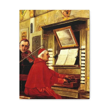 Jehan Georges Vibert (1840-1902) The Duet - 1897 - Canvas Wall Art - The Sticker Space