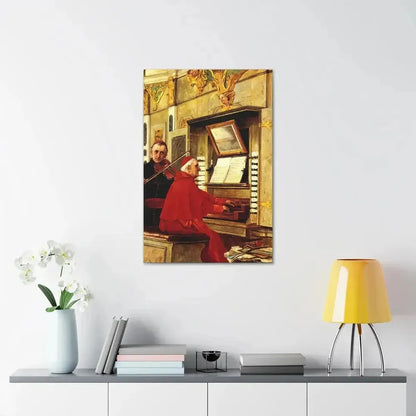 Jehan Georges Vibert (1840-1902) The Duet - 1897 - Canvas Wall Art - The Sticker Space