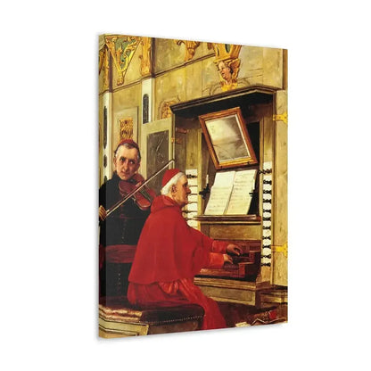 Jehan Georges Vibert (1840-1902) The Duet - 1897 - Canvas Wall Art - The Sticker Space