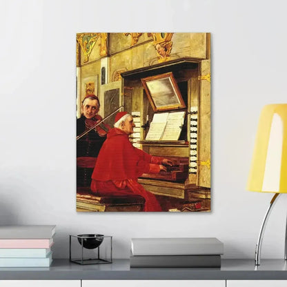 Jehan Georges Vibert (1840-1902) The Duet - 1897 - Canvas Wall Art - The Sticker Space