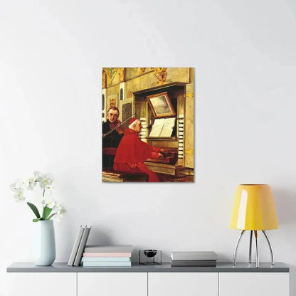 Jehan Georges Vibert (1840-1902) The Duet - 1897 - Canvas Wall Art - The Sticker Space