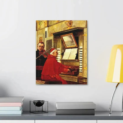 Jehan Georges Vibert (1840-1902) The Duet - 1897 - Canvas Wall Art - The Sticker Space