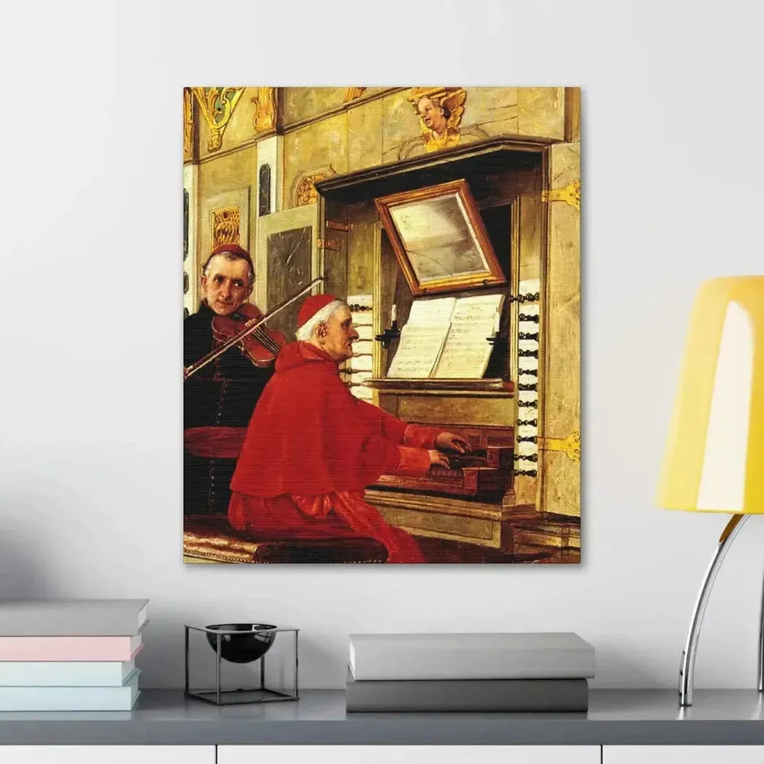 Jehan Georges Vibert (1840-1902) The Duet - 1897 - Canvas Wall Art - The Sticker Space