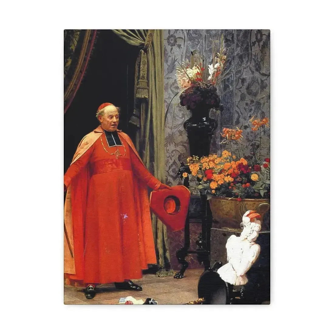 Jehan Georges Vibert (1840-1902) The Emancipation - Canvas Wall Art 12″ x 16″ 1.25" - The Sticker Space