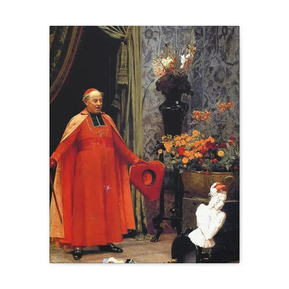 Jehan Georges Vibert (1840-1902) The Emancipation - Canvas Wall Art 16″ x 20″ 1.25" - The Sticker Space