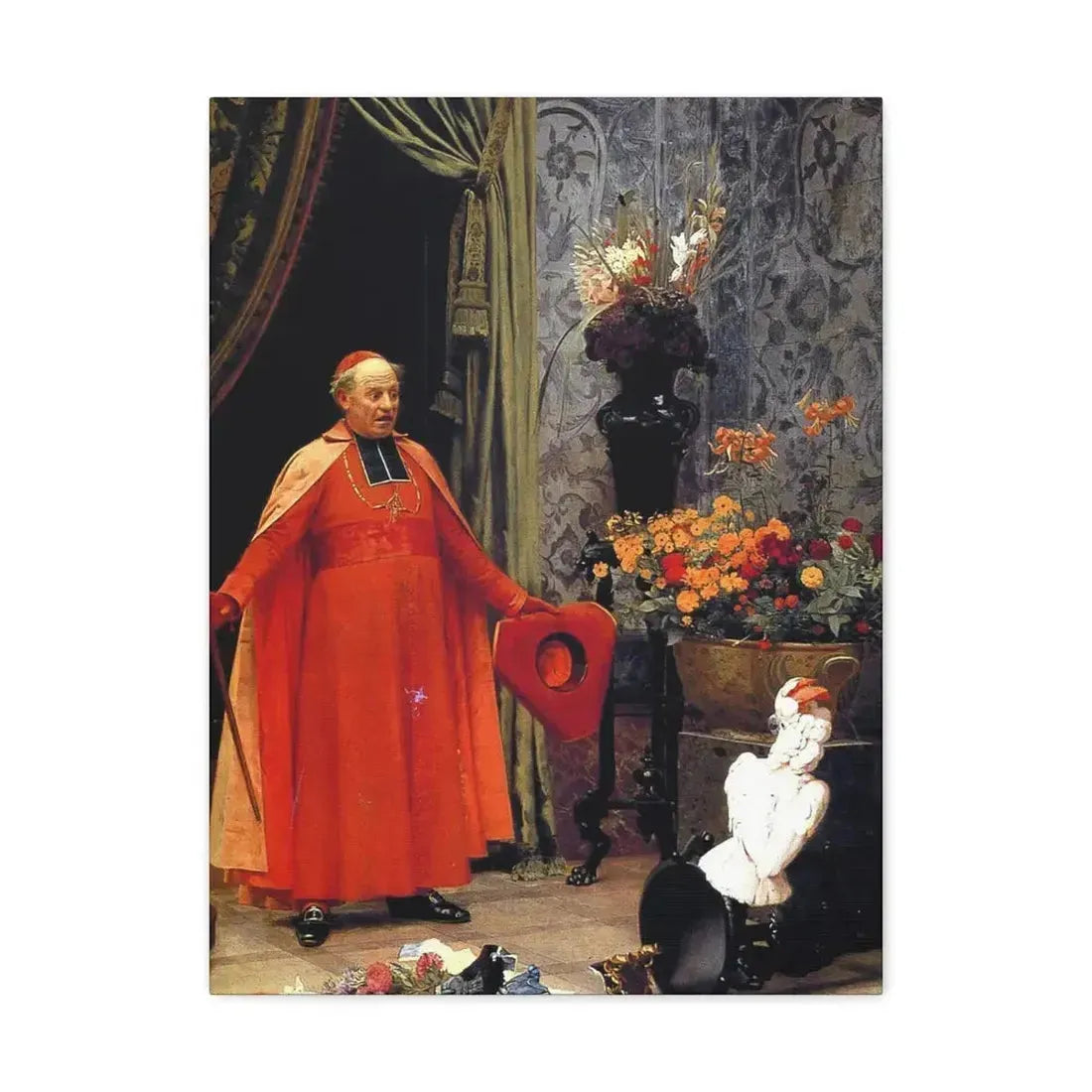 Jehan Georges Vibert (1840-1902) The Emancipation - Canvas Wall Art 18″ x 24″ 1.25" - The Sticker Space