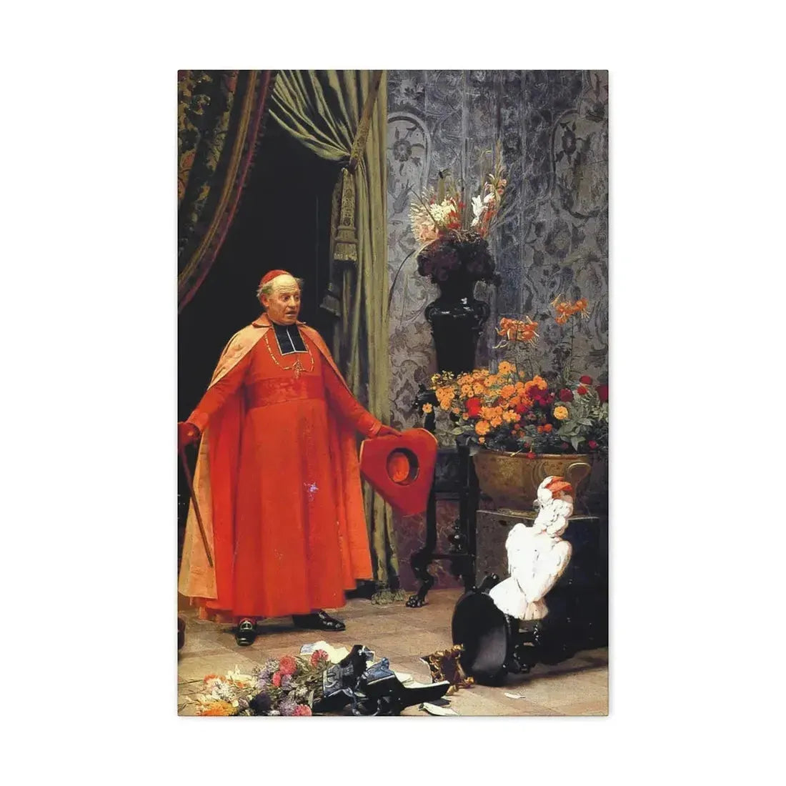 Jehan Georges Vibert (1840-1902) The Emancipation - Canvas Wall Art 20″ x 30″ 1.25" - The Sticker Space