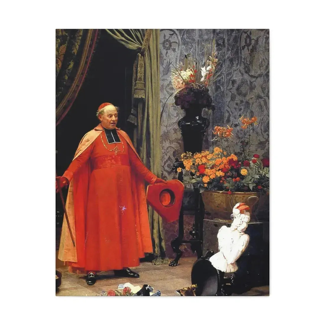 Jehan Georges Vibert (1840-1902) The Emancipation - Canvas Wall Art 24″ x 30″ 1.25" - The Sticker Space
