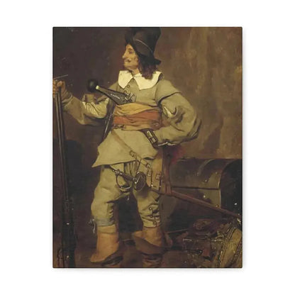 Jehan Georges Vibert (1840-1902) The Missionary - 1868 - Canvas Wall Art 11″ x 14″ 1.25" - The Sticker Space