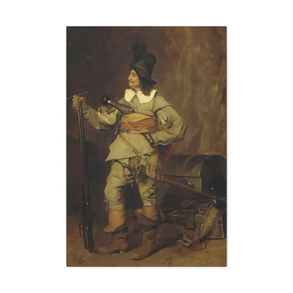 Jehan Georges Vibert (1840-1902) The Missionary - 1868 - Canvas Wall Art 24″ x 36″ 1.25" - The Sticker Space