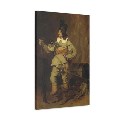 Jehan Georges Vibert (1840-1902) The Missionary - 1868 - Canvas Wall Art - The Sticker Space