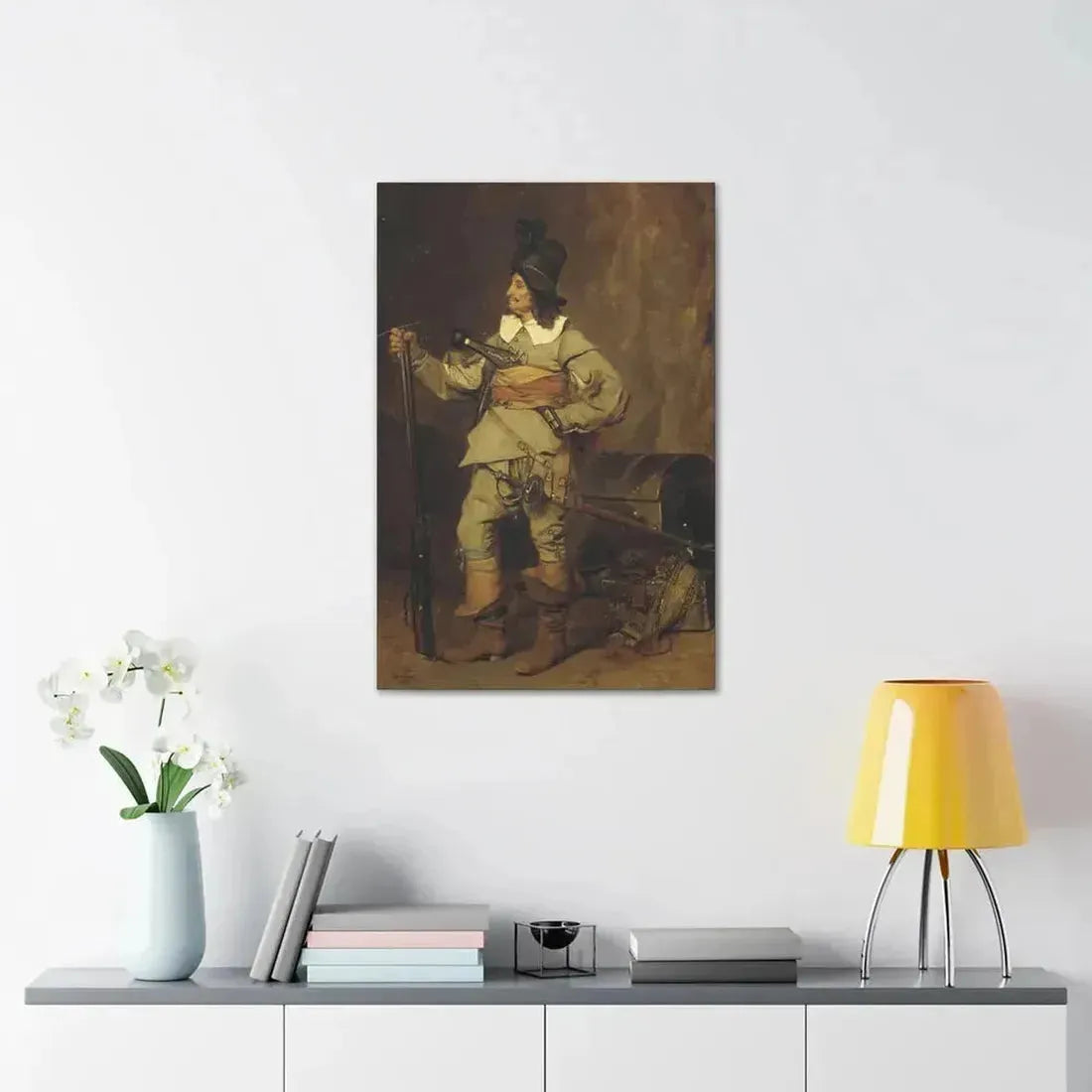 Jehan Georges Vibert (1840-1902) The Missionary - 1868 - Canvas Wall Art - The Sticker Space