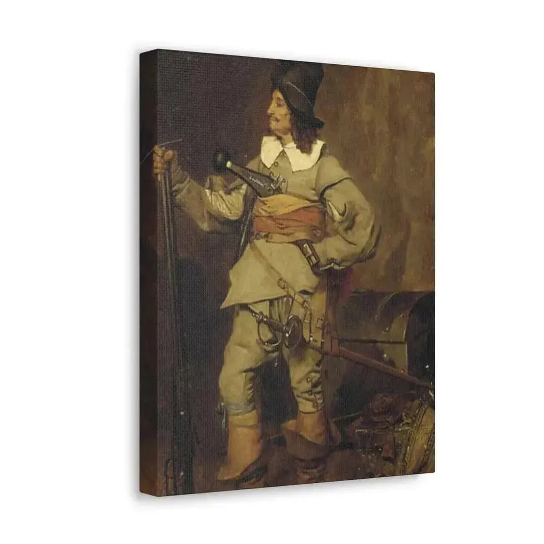 Jehan Georges Vibert (1840-1902) The Missionary - 1868 - Canvas Wall Art - The Sticker Space