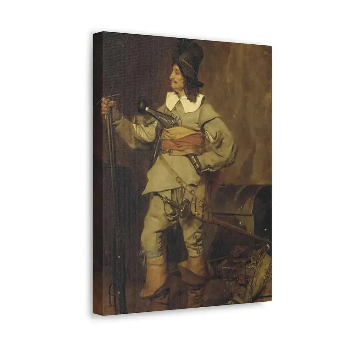 Jehan Georges Vibert (1840-1902) The Missionary - 1868 - Canvas Wall Art - The Sticker Space