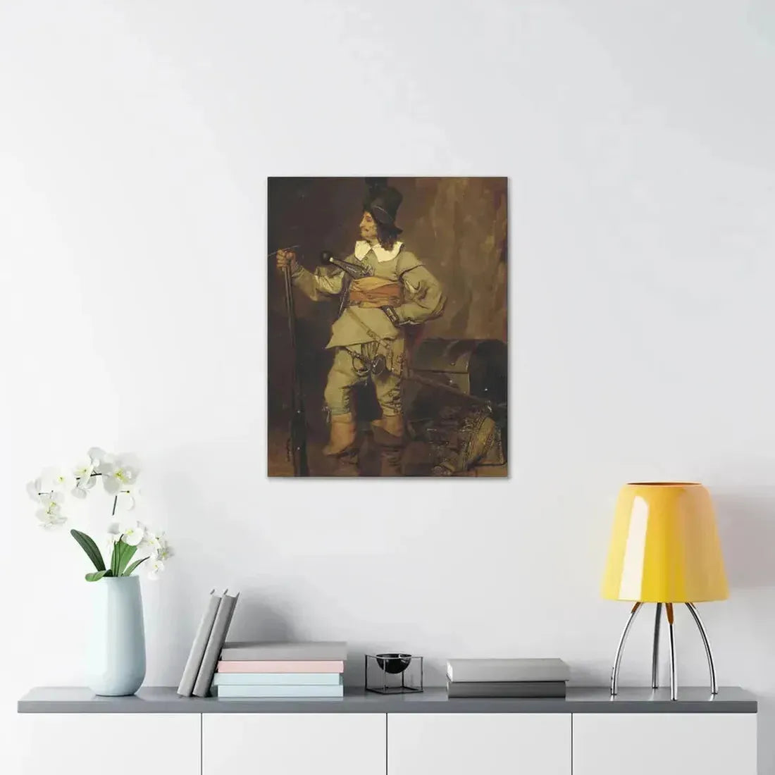 Jehan Georges Vibert (1840-1902) The Missionary - 1868 - Canvas Wall Art - The Sticker Space