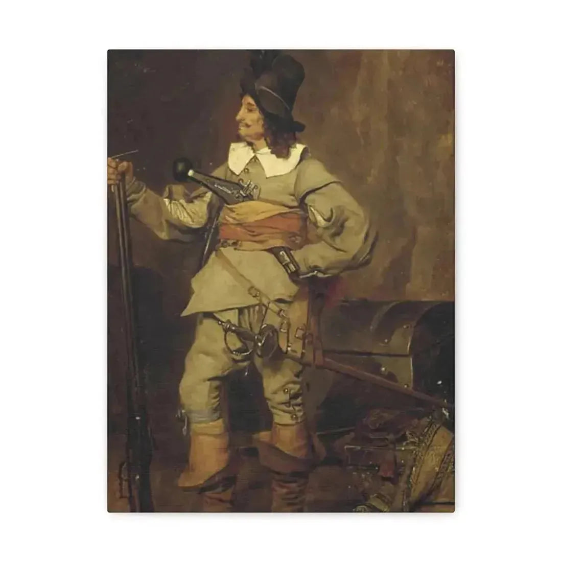 Jehan Georges Vibert (1840-1902) The Missionary - 1868 - Canvas Wall Art - The Sticker Space