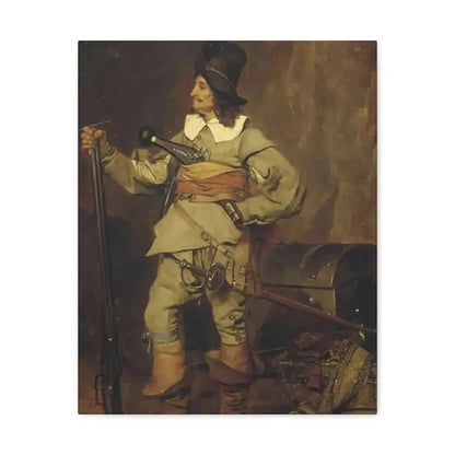 Jehan Georges Vibert (1840-1902) The Missionary - 1868 - Canvas Wall Art - The Sticker Space