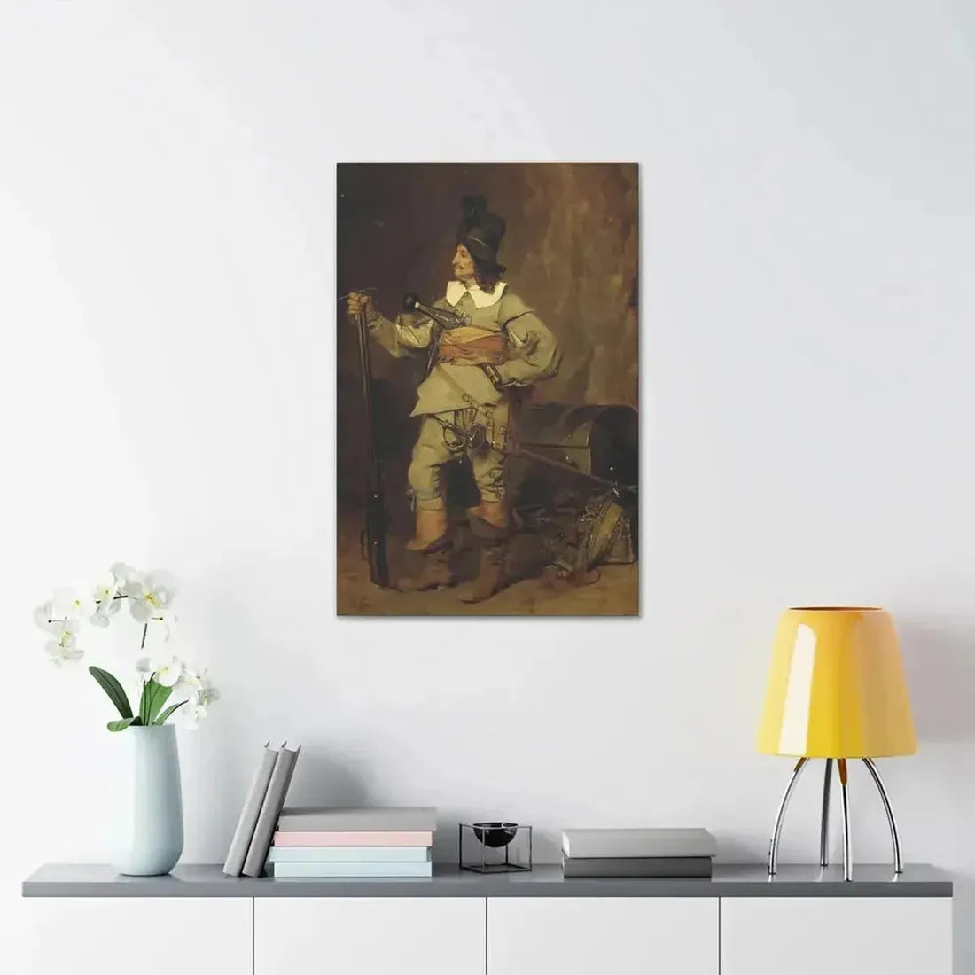 Jehan Georges Vibert (1840-1902) The Missionary - 1868 - Canvas Wall Art - The Sticker Space