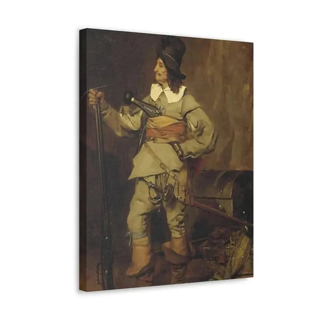 Jehan Georges Vibert (1840-1902) The Missionary - 1868 - Canvas Wall Art - The Sticker Space