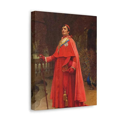 Jehan Georges Vibert (1840-1902) The Preening Peacock - Canvas Wall Art - The Sticker Space