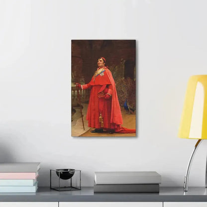 Jehan Georges Vibert (1840-1902) The Preening Peacock - Canvas Wall Art - The Sticker Space