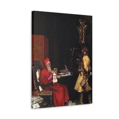 Jehan Georges Vibert (1840-1902) The State Secret 1875 - Canvas Wall Art - The Sticker Space