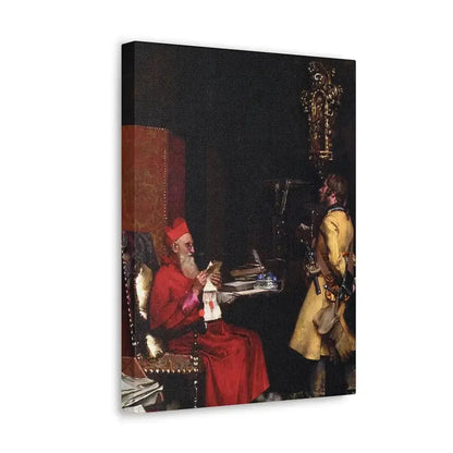 Jehan Georges Vibert (1840-1902) The State Secret 1875 - Canvas Wall Art - The Sticker Space