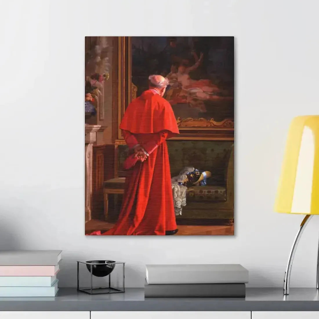 Jehan Georges Vibert (1840-1902) The View - Canvas Wall Art - The Sticker Space