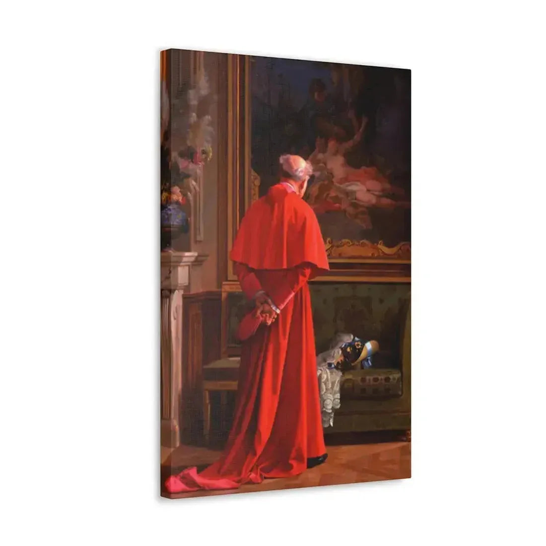 Jehan Georges Vibert (1840-1902) The View - Canvas Wall Art - The Sticker Space