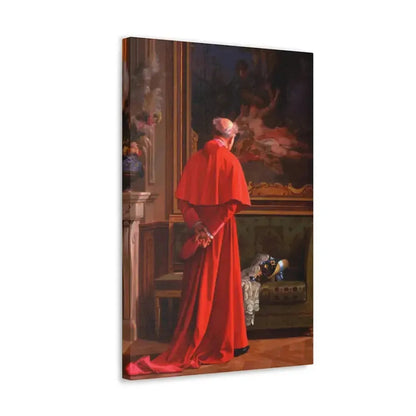 Jehan Georges Vibert (1840-1902) The View - Canvas Wall Art - The Sticker Space