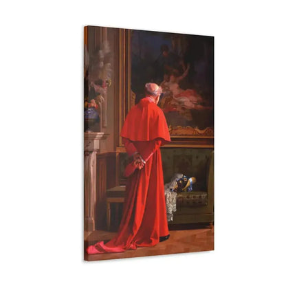 Jehan Georges Vibert (1840-1902) The View - Canvas Wall Art - The Sticker Space