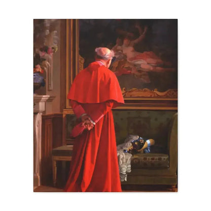 Jehan Georges Vibert (1840-1902) The View - Canvas Wall Art - The Sticker Space