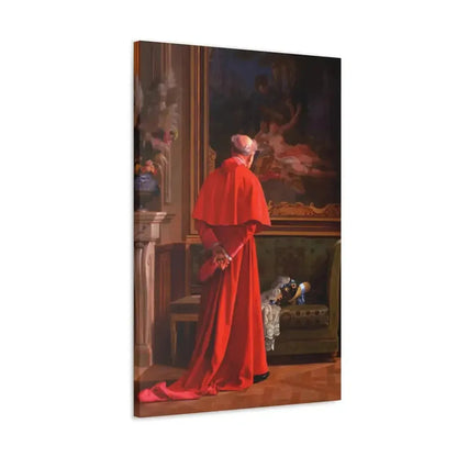 Jehan Georges Vibert (1840-1902) The View - Canvas Wall Art - The Sticker Space