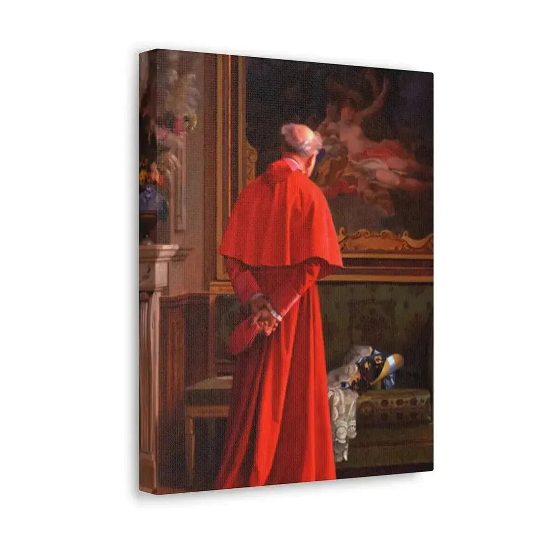 Jehan Georges Vibert (1840-1902) The View - Canvas Wall Art - The Sticker Space