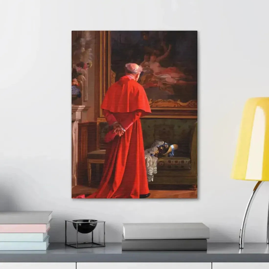 Jehan Georges Vibert (1840-1902) The View - Canvas Wall Art - The Sticker Space