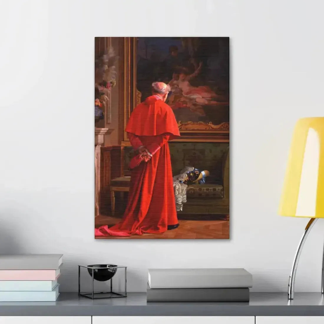 Jehan Georges Vibert (1840-1902) The View - Canvas Wall Art - The Sticker Space