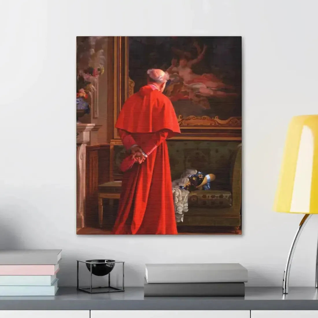 Jehan Georges Vibert (1840-1902) The View - Canvas Wall Art - The Sticker Space