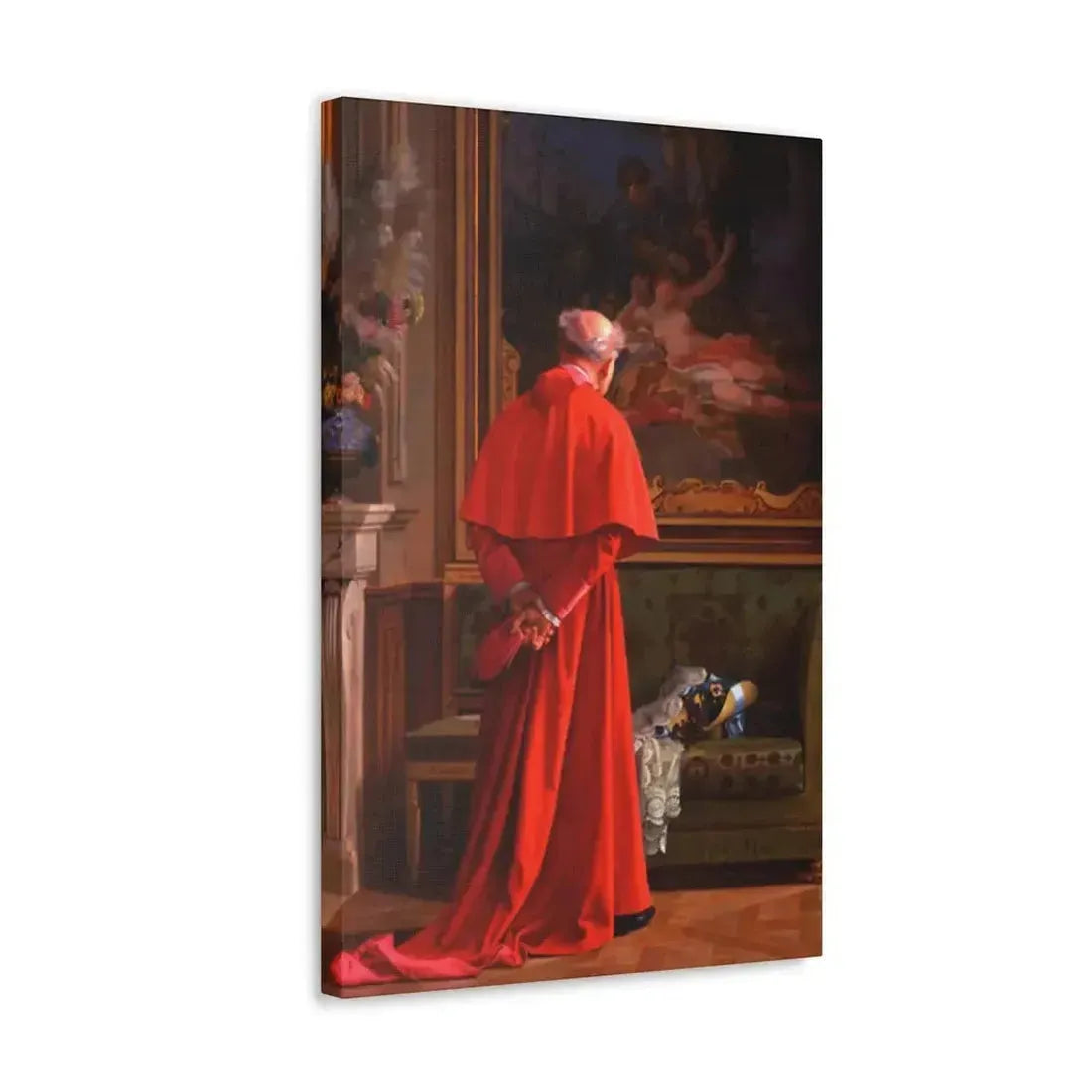 Jehan Georges Vibert (1840-1902) The View - Canvas Wall Art - The Sticker Space