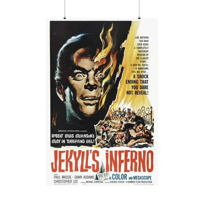 JEKYLL'S INFERNO (THE TWO FACES OF DR. JEKYLL) 1960 - Paper Movie Poster 36" x 54" Matte - The Sticker Space