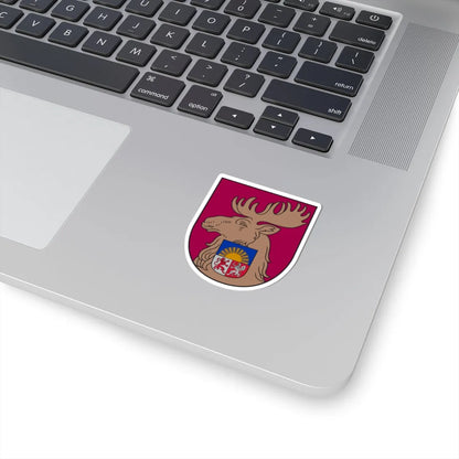 Jelgava COA small (Latvia) (Coat of Arms) STICKER Vinyl Kiss-Cut Decal - The Sticker Space