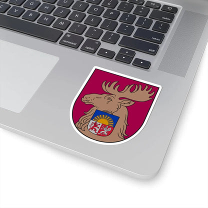 Jelgava COA small (Latvia) (Coat of Arms) STICKER Vinyl Kiss-Cut Decal - The Sticker Space