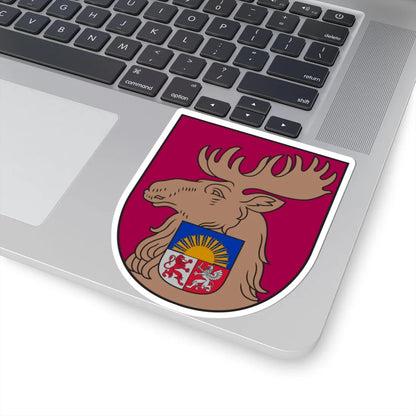 Jelgava COA small (Latvia) (Coat of Arms) STICKER Vinyl Kiss-Cut Decal - The Sticker Space