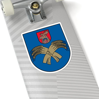 Jelgavas apriņķa ģerbonis (Latvia) (Coat of Arms) STICKER Vinyl Kiss-Cut Decal - The Sticker Space