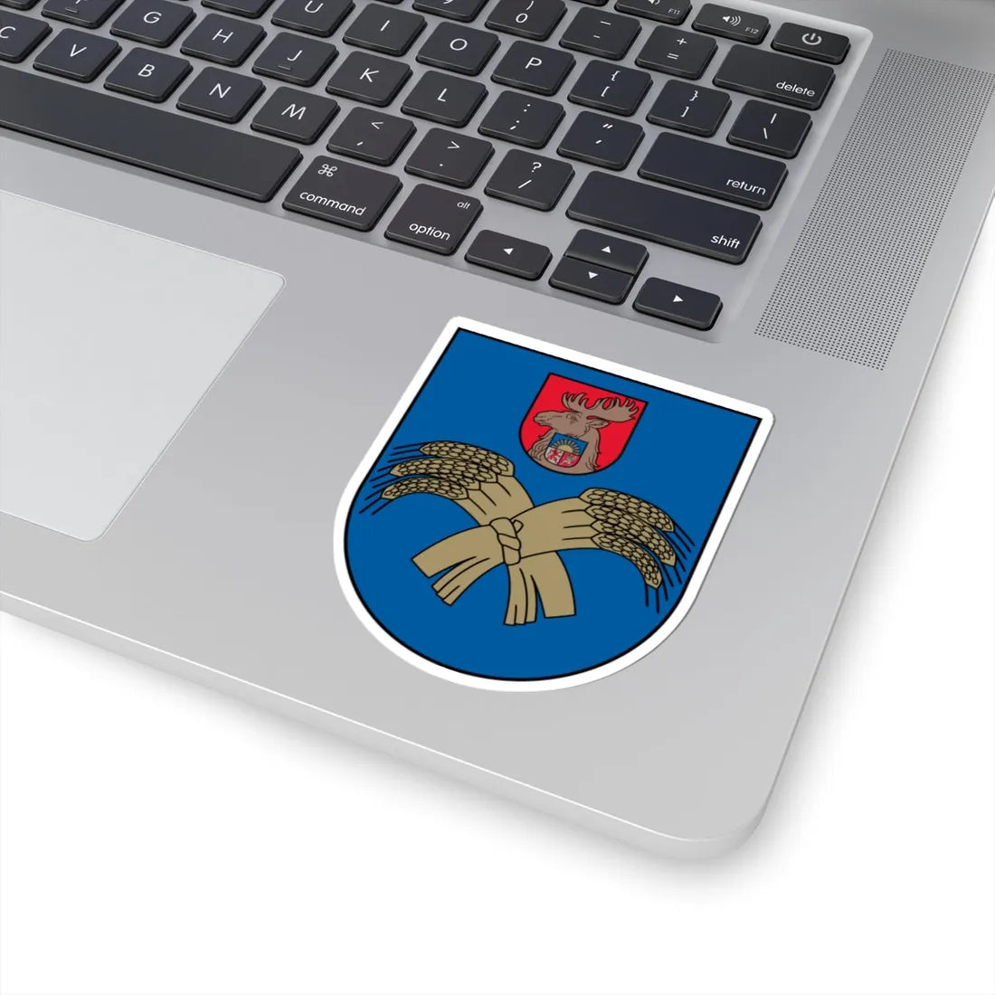 Jelgavas apriņķa ģerbonis (Latvia) (Coat of Arms) STICKER Vinyl Kiss-Cut Decal - The Sticker Space