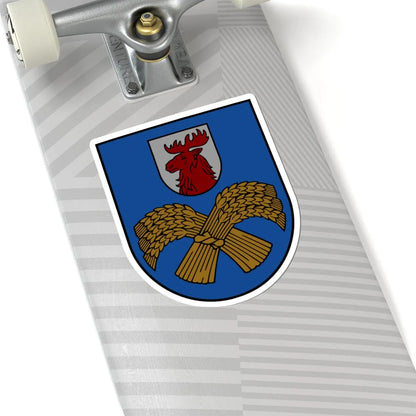 Jelgavas novads COA (Latvia) (Coat of Arms) STICKER Vinyl Kiss-Cut Decal - The Sticker Space