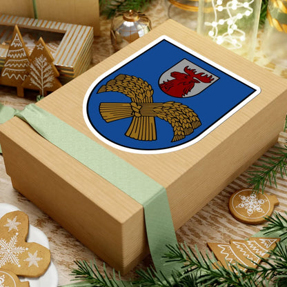 Jelgavas novads COA (Latvia) (Coat of Arms) STICKER Vinyl Kiss-Cut Decal - The Sticker Space