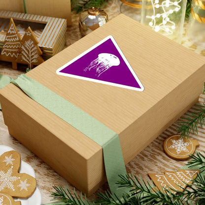 Jellyfish Beach Flag (Israel) STICKER Vinyl Kiss-Cut Decal - The Sticker Space