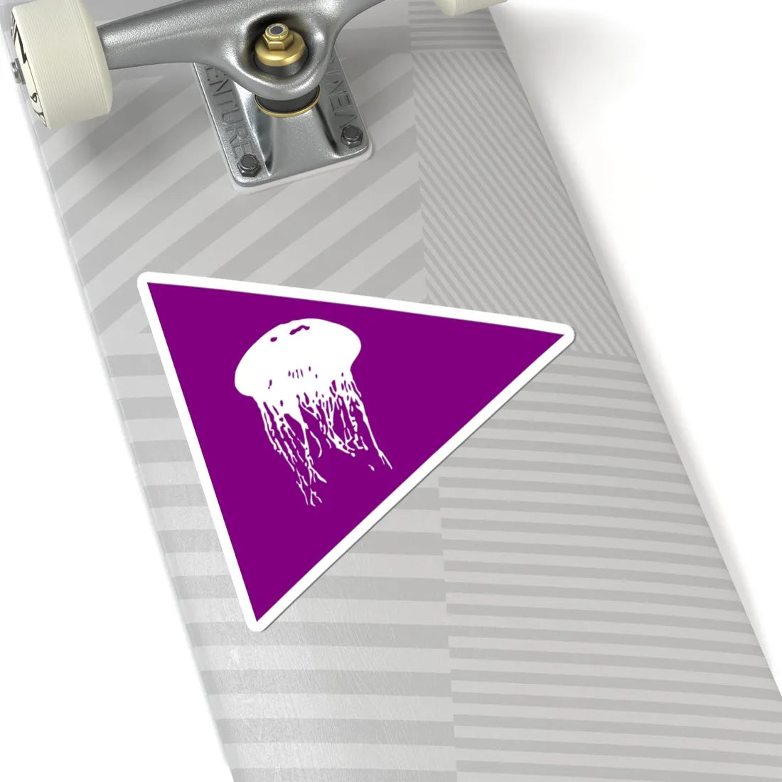 Jellyfish Beach Flag (Israel) STICKER Vinyl Kiss-Cut Decal - The Sticker Space